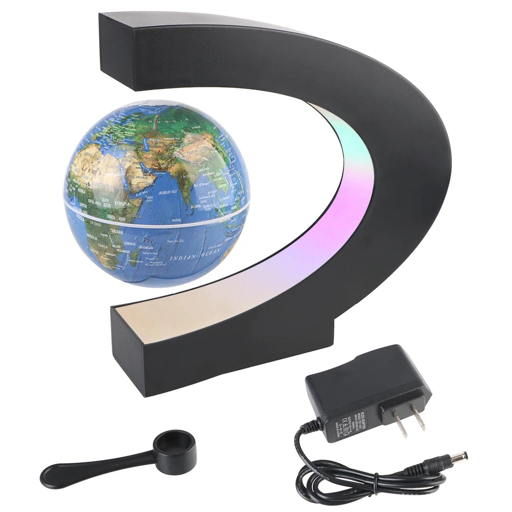 Globe terrestre à levitation LED (Technologie Magnétique)