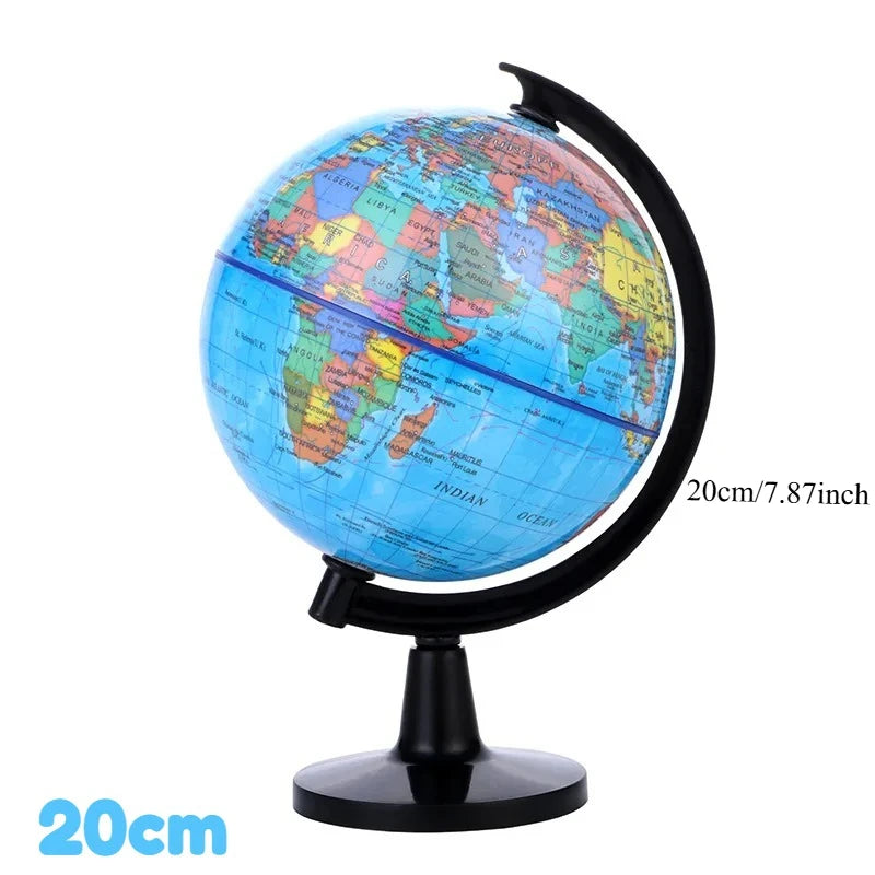 Globe terrestre rotatif et éducatif (plusieurs dimensions)