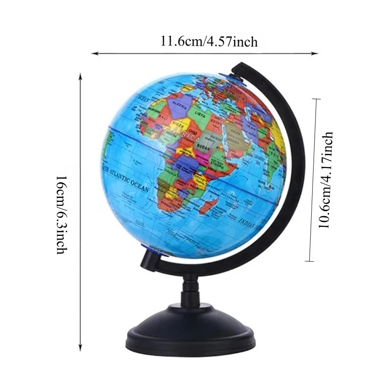Globe terrestre rotatif et éducatif (plusieurs dimensions)