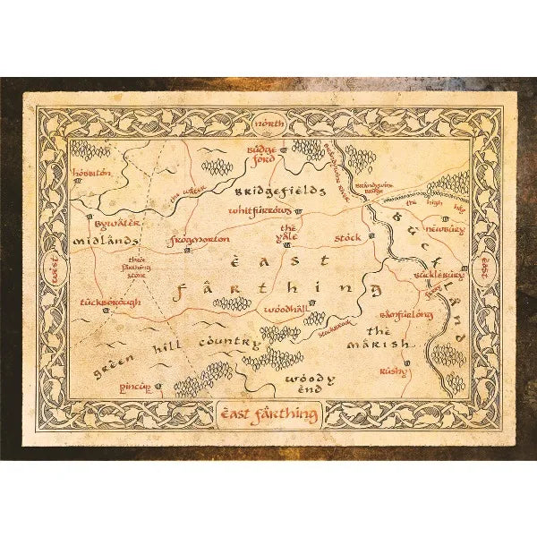 Carte Le Seigneur des Anneaux - East Farthing