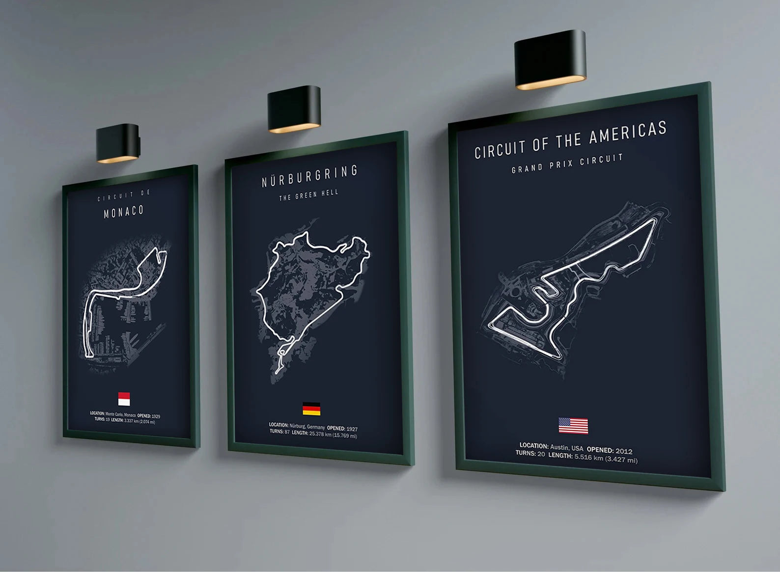 Affiche F1 – Carte du Circuit de Imola - Italie
