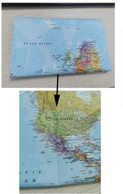 Carte du Monde Murale Éducative pour Enfants en anglais