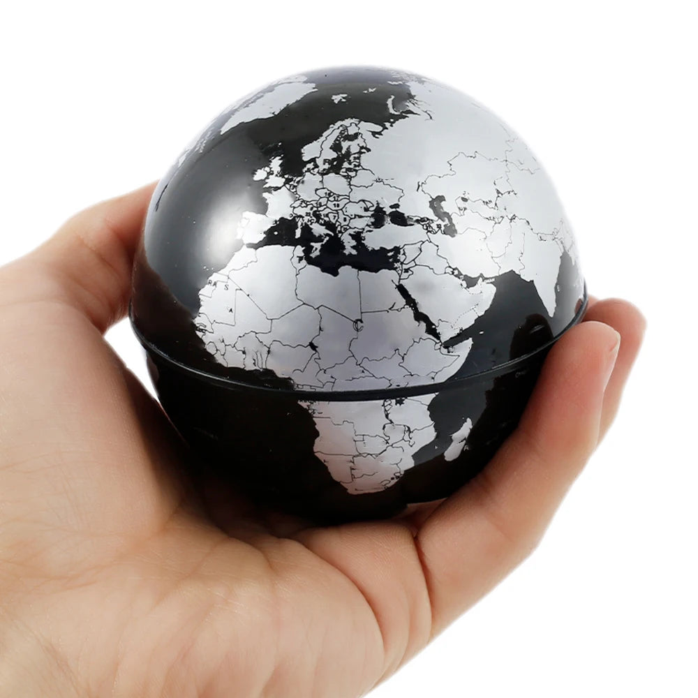 Globe Terrestre Flottant LED – Carte du Monde en Lévitation Magnétique Rotative