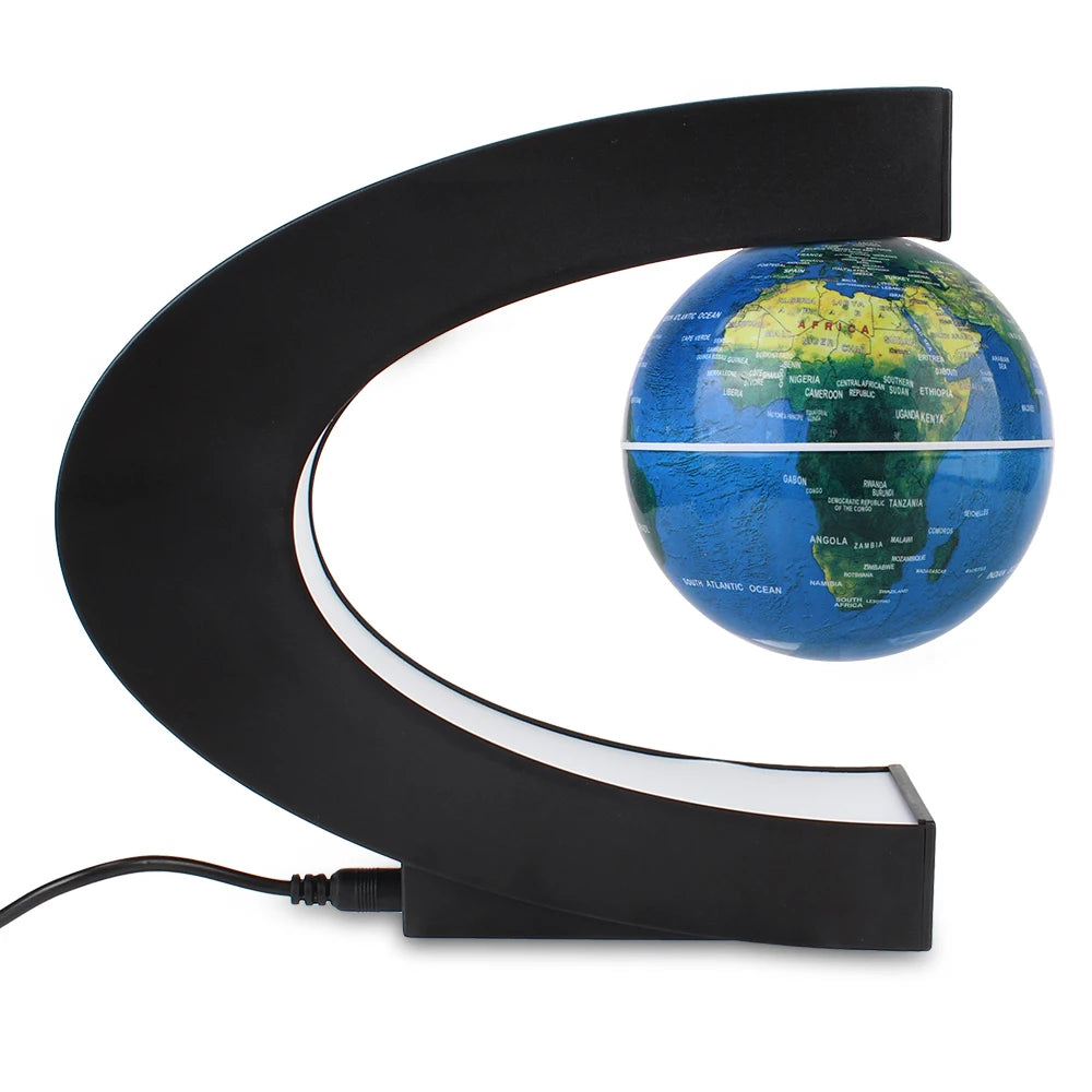 Globe terrestre à levitation LED (Technologie Magnétique)