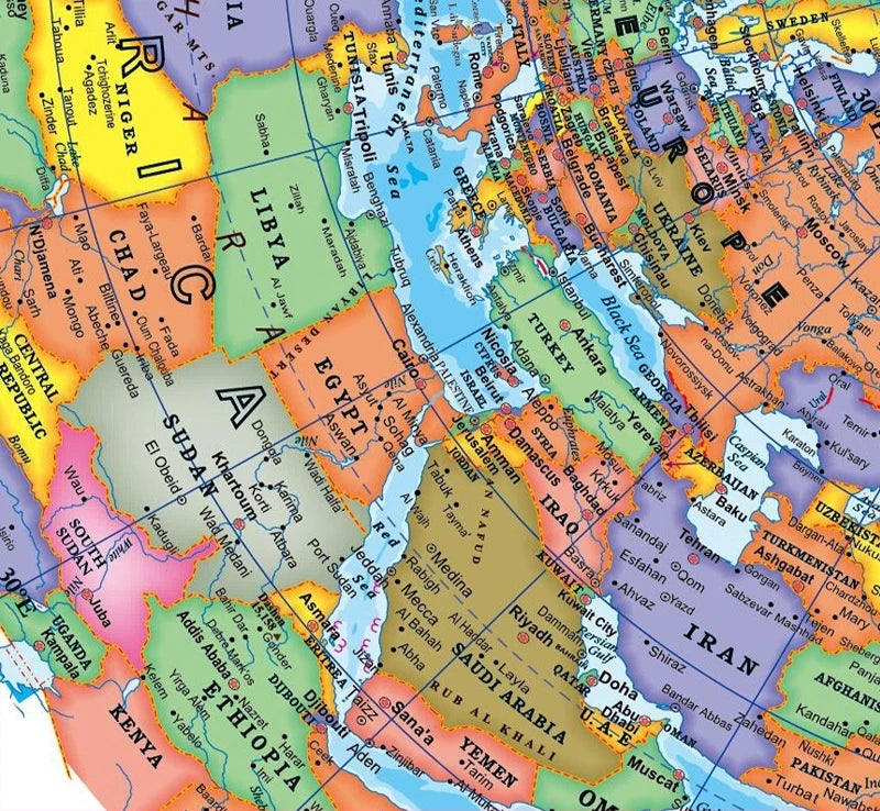 Globe terrestre rotatif et éducatif (plusieurs dimensions)