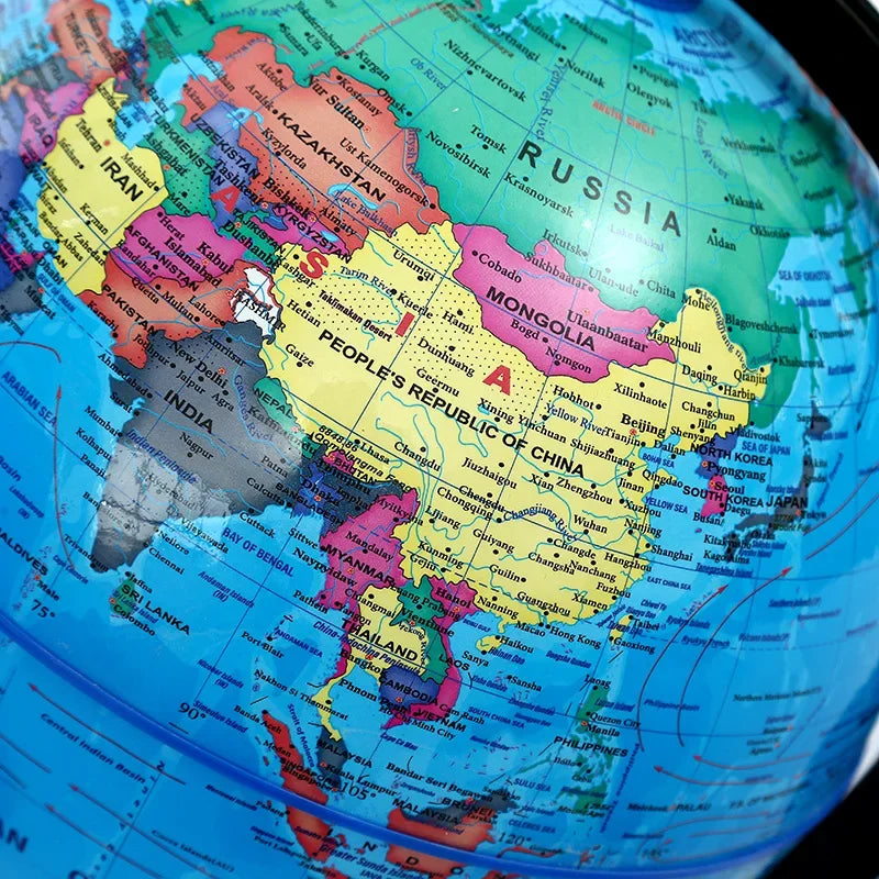 Globe terrestre rotatif et éducatif (plusieurs dimensions)