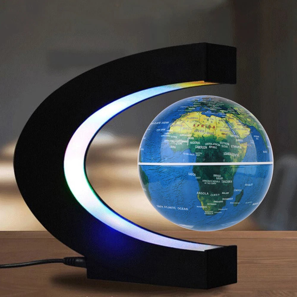 Globe terrestre à levitation LED (Technologie Magnétique)