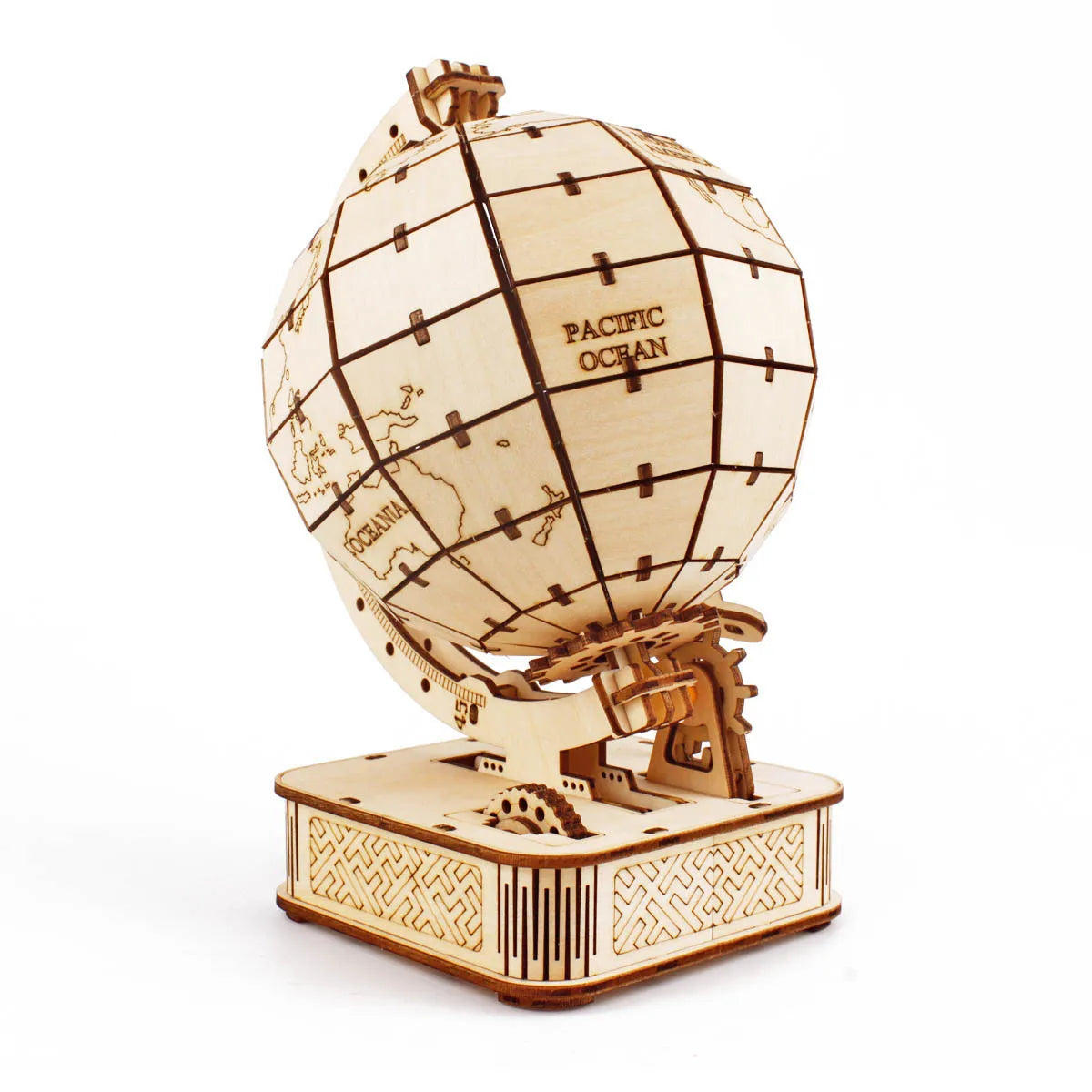 Puzzle 3D en Bois à Assembler, Modèle globe terrestre