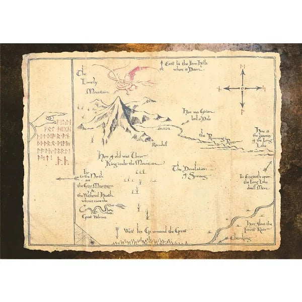 Carte Le Seigneur des Anneaux - Montagne solitaire