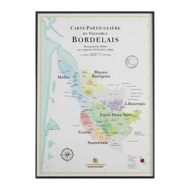 Carte des vins de Bordeaux Vintage